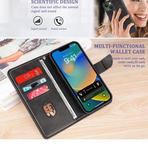 Black iPhone 14 6.1” premium leather protective set